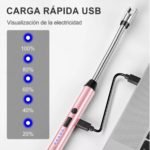 Encendedor eléctrico chispero recargable usb arco plasma - Imagen 24