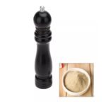 Molinillo pimentero negro de madera