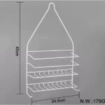 Estante organizador colgante para ducha baño - Imagen 4