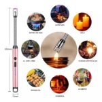 Encendedor eléctrico chispero recargable usb arco plasma - Imagen 26