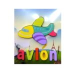 Rompecabezas de madera 3D didactico avion