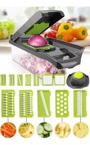 Rallador cortador 12 en 1 de verduras y frutas mandolina multifuncion - Imagen 2