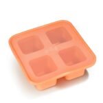 Cubetera hielera silicona 4 cubos XL con tapa si o si - Imagen 3