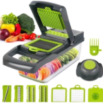 Rallador cortador 12 en 1 de verduras y frutas mandolina multifuncion - Imagen 4