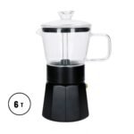 Cafetera Verona vidrio 6 Tacitas - Imagen 3