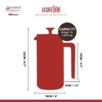 Cafetera Pisa Acero Inox La Cafetière 8 Tazas - Imagen 12