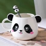 Taza Forma Oso Panda Ceramica De Diseño - Imagen 4