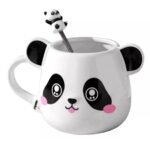 Taza Forma Oso Panda Ceramica De Diseño