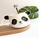 Taza Forma Oso Panda Ceramica De Diseño - Imagen 7
