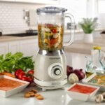 Licuadora Vintage Beige retro vaso de Vidrio Ariete 583 - Imagen 7