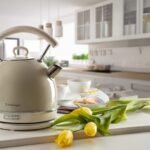 Pava Electrica Jarra Retro vintage Ariete Beige 2877 - Imagen 6