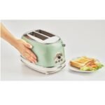 Tostadora Vintage Verde 2 Panes Retro Ariete 155 - Imagen 6
