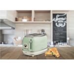 Tostadora Vintage Verde 2 Panes Retro Ariete 155 - Imagen 7