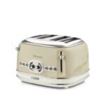 Tostadora Vintage Beige 4 Panes Retro Ariete 156