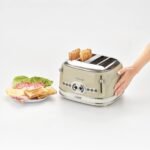 Tostadora Vintage Beige 4 Panes Retro Ariete 156 - Imagen 6