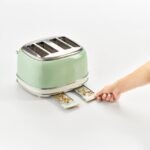 Tostadora Vintage Verde 4 Panes Retro Ariete 156 - Imagen 3