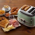 Tostadora Vintage Verde 4 Panes Retro Ariete 156 - Imagen 2