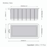 MOLDE PARA PAN BUDIN DE SILICONA  SI O SI - Imagen 2