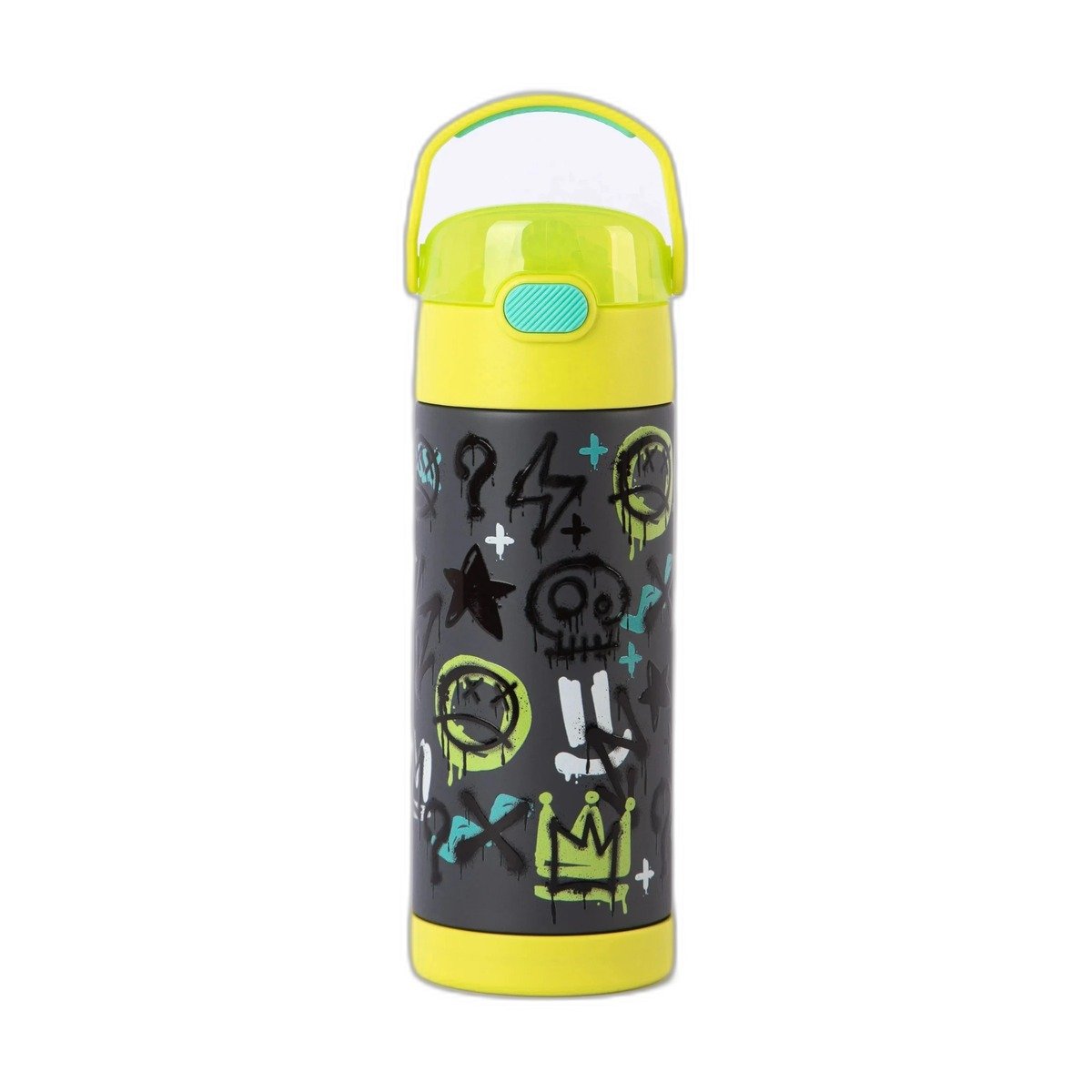 02977GRIAMA-1.jpg Botella Funtainer Thermos 410ml con Estampa - Graffiti - Imagen 1