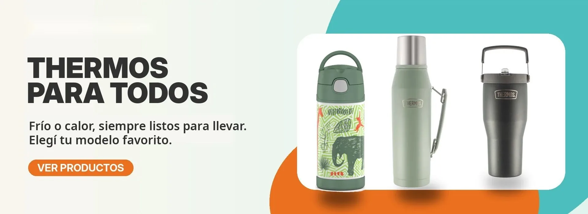Thermos para todos — frío o calor, siempre listos para llevar