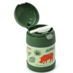 Contenedor de Comida Infantil Funtainer Thermos - Dinosaurios Azul - Imagen 3