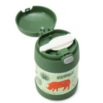 Contenedor de Comida Infantil Funtainer Thermos - Dinosaurios Azul - Imagen 4