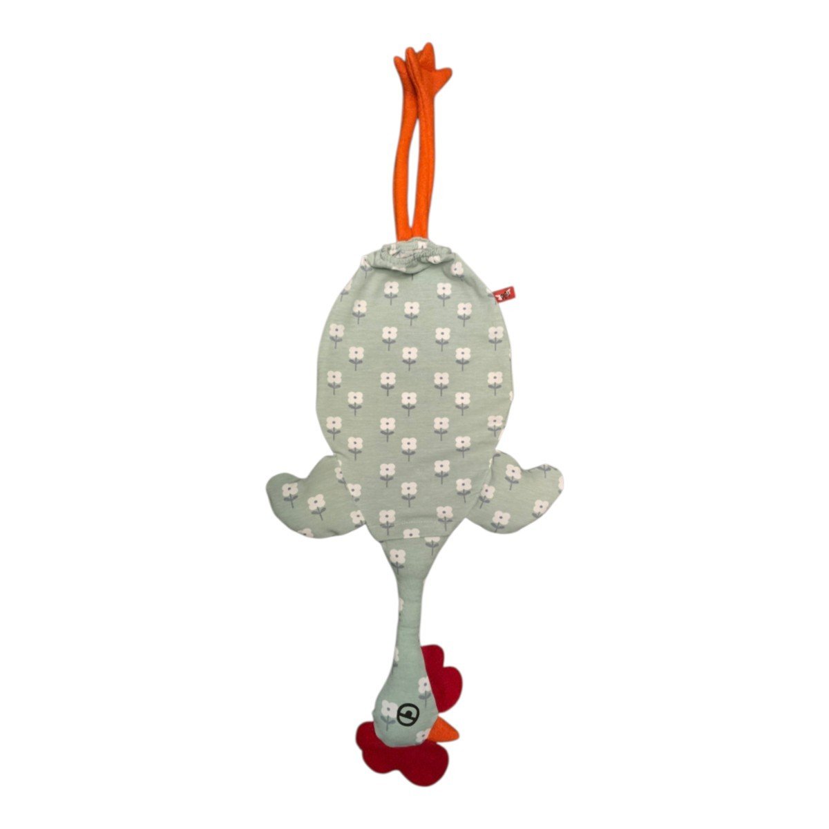 Dispenser organizador de bolsas gallina Etelvina Animal Print Dispenser Organizador de Bolsas Gallina Etelvina Flores Verde y Blanco