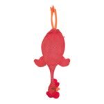 Dispenser Organizador de Bolsas Gallina Etelvina Lunares Chicos Rojo y Negro