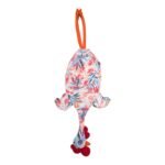 Dispenser Organizador de Bolsas Gallina Etelvina Hojas Blanco y Rojo