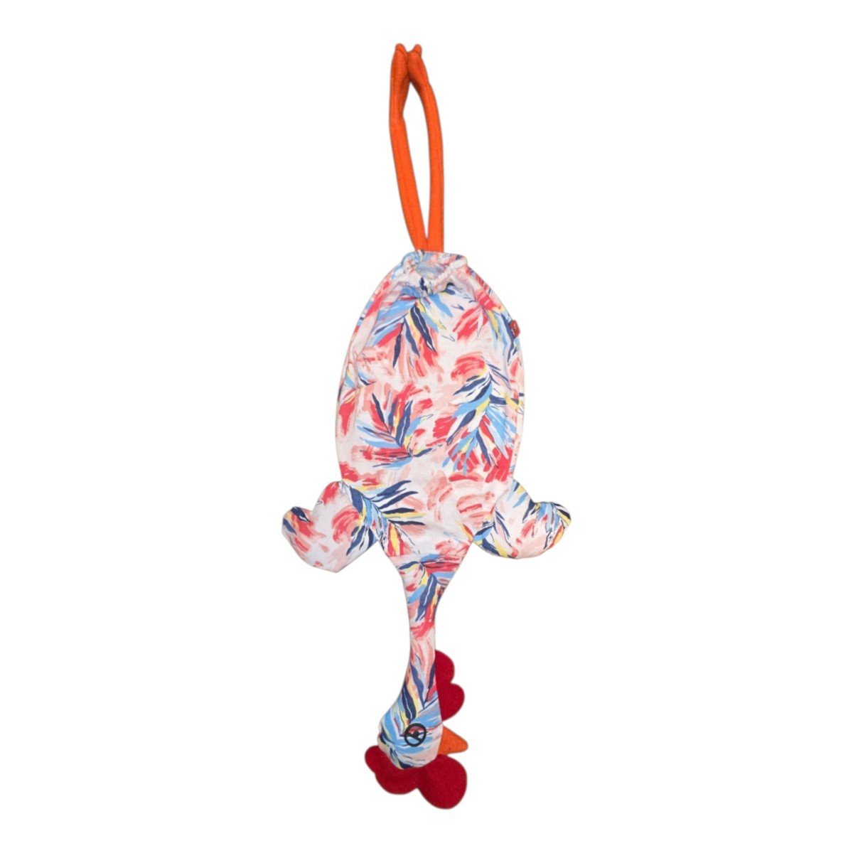 Dispenser organizador de bolsas gallina Etelvina Animal Print Dispenser Organizador de Bolsas Gallina Etelvina Hojas Blanco y Rojo