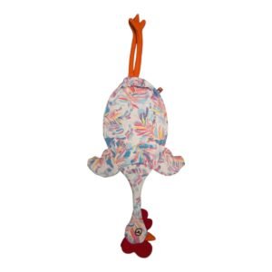 Dispenser organizador de bolsas gallina Etelvina Animal Print
