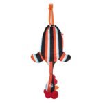 Dispenser Organizador de Bolsas Gallina Etelvina Rayada Rojo y Negro