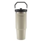 Vaso térmico tapa con pico y manija 880ml Gris ThermoC - foto 2