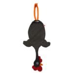 Dispenser Organizador de Bolsas Gallina Etelvina Lunares Chicos Negro y Blanco