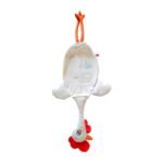 Dispenser Organizador de Bolsas Gallina Etelvina Palmeras Blanco