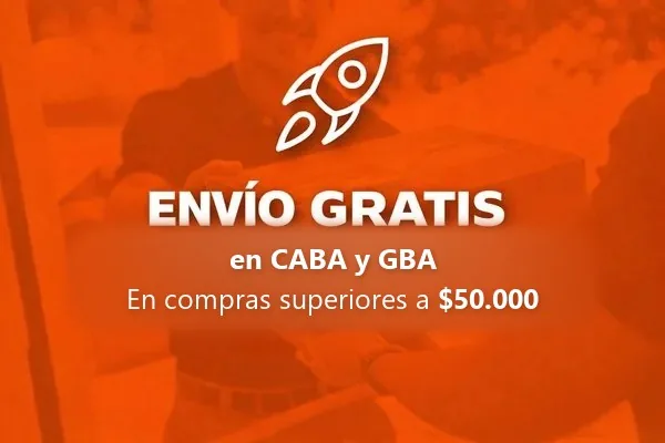 Envío gratis en CABA y GBA en compras superiores a $50.000